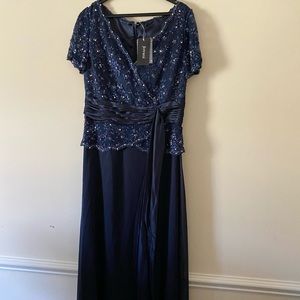 Navy Jovani Dress